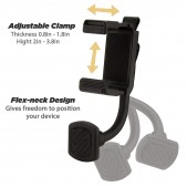 Scosche Magic Mount - Rear View Mirror for GPS Devices